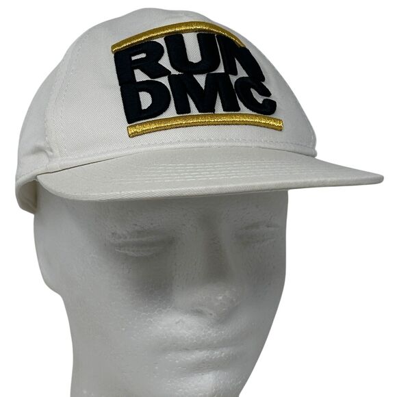 Run DMC Youth Baseball Hat Cap Rap Hip Hop Kids Boys Girls Snapback White - Picture 1 of 9